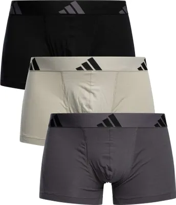 Produktbild von Adidas 3er-Pack Aktiv-Flex-Baumwoll-Unterhosen, Schwarz XL