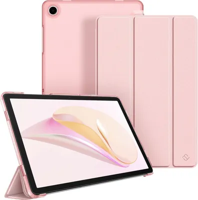 Produktbild von Fintie Hülle für Samsung Galaxy Tab A9 Plus 11 Zoll 2023, Ultradünn Schutzhülle mit Translucent Rückseite Cover mit Auto Schlaf/Wach Funktion für Samsung Tablet A9+ SM-X210/X216/X218, Roségold