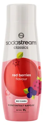 Produktbild von Sirup SodaStream Classics Red Berries No Sugar (für SodaStream Sprudelwasserbereiter), 440 ml