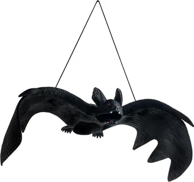 Produktbild von Schwarze Fledermaus als Deko aus Vinyl 26 x 9 cm
