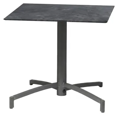 Produktbild von Kettler TUBE Balkon Gastrotisch Alu Klapptisch 70x70 cm Schiefer Anthrazit, KI-generiertes Bild