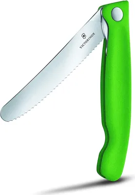 Immagine prodotto di VICTORINOX coltello spelucchino Swiss Classic argento, verde liscio, lama: 11,0 cm