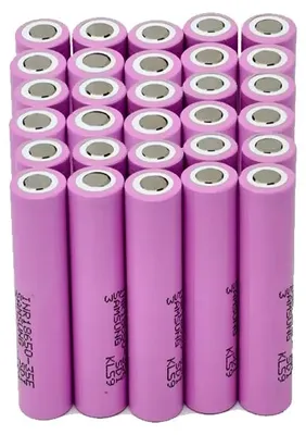 Image de Batterie lithium-ion, capacité de 3500 mAh, courant de décharge de 20 A, lot de 30 batteries