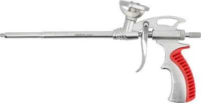 Produktbild von Schaumpistole Yt-67420 mit Aluminium-TPR-Griff, 350 mm Gesamtlänge, 200 mm Arbeitslänge