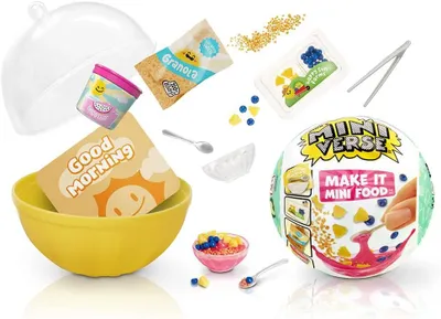 Produktbild von MGA's Miniverse Make It Mini Food - Café Serie 3 - Mini-Sammlerstücke in Geheimnisvoller Blindverpackung - Kunstharz-Bastelspiel, Lebensmittelnachbildung, NICHT ESSBAR - Für Sammler ab 8 Jahren