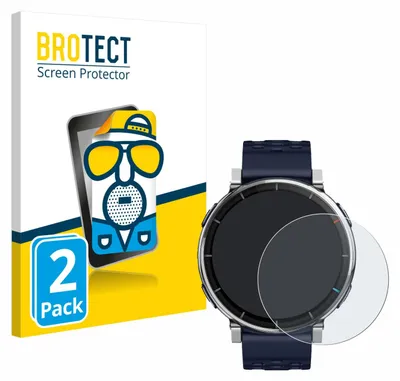 Produktbild von 2x BROTECT Schutzfolie für Amazfit Active 3 Premium Displayschutz Displayschutzfolie Folie Matt Entspiegelungsfolie