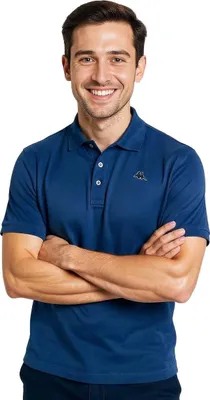 Produktbild von Kappa Aarau atmungsaktives und strapazierfähiges Poloshirt, Mittelblau