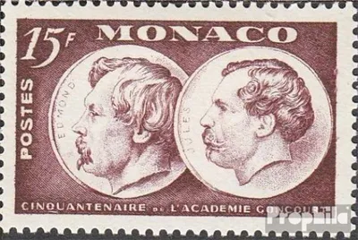 Produktbild von Briefmarken Monaco 1951 Mi 428 (kompl.Ausg.) postfrisch Goncourt
