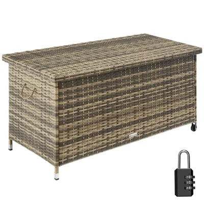 Produktbild von tectake® Auflagenbox Kiruna 121 x 56 x 60 cm