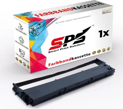 Produktbild von 1x Kompatibel Epson LQ-350 C13S015633 Farbband Schwarz für Epson LQ350