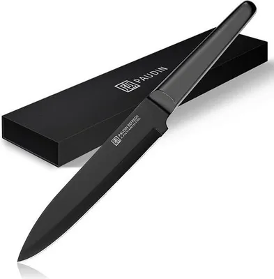 Produktbild von PAUDIN RC3 Profi Tranchiermesser 20 cm – Japanisches Kochmesser – Keramikbeschichtet – Rasiermesserscharf & Hygienisch