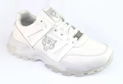 Image de Baskets pour hommes PLEIN SPORT, modèle SIPS100501, couleur : blanc, taille : 41