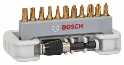 Zdjęcie produktu dla Bosch 2608522126, 11 szt., Phillips, Pozidriv, Torx, PH1, PH2, PH3 PZ1, PZ2, PZ3 T10, T15, T20, T25, T30, 25 mm