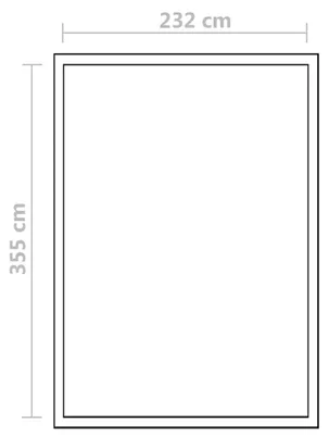 Imagen del producto de vidaXL: Invernadero con base reforzada, aluminio, 9,025 m²