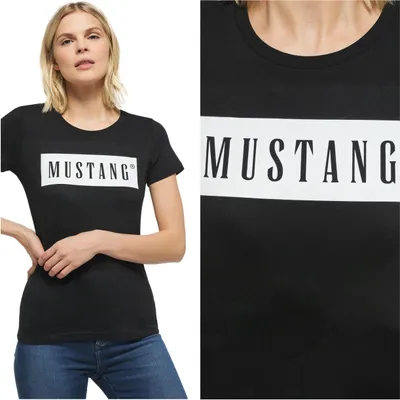 Immagine prodotto di MUSTANG Damen, Maglietta Alina C Logo Tee, S, Schwarz, sport, tshirt, camicia