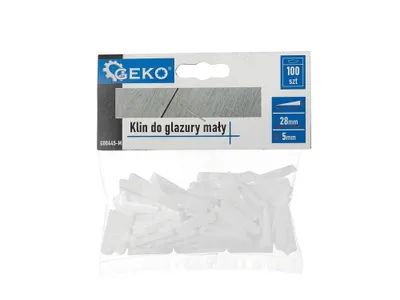 Obrázek produktu pro GEKO Spárovací klínky 0-5mm, 100ks G00445-M