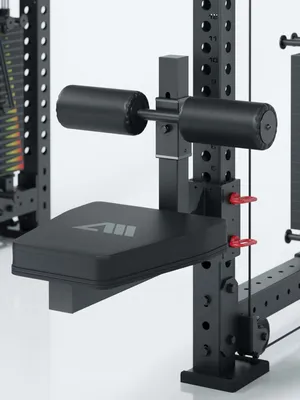 Produktbild von ATLETICA R8 Latzug-Sitz mit Knieblocker | Upgrade vom Kabelzug zum vollwertigen Latzug | Individuell Höhenverstellbar für vollen Latzug Stretch