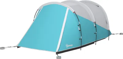 Obrázek produktu pro Outsunny tunelový stan, kempinkový stan pro 5 osob, rodinný stan se 2 místnostmi, modrý