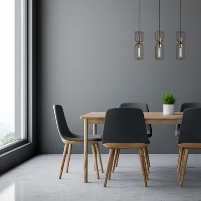 Immagine prodotto di Opviq, Nezgep- Nezgep TTM, nero, lampadario, 64 x 14 cm, corpo in metallo