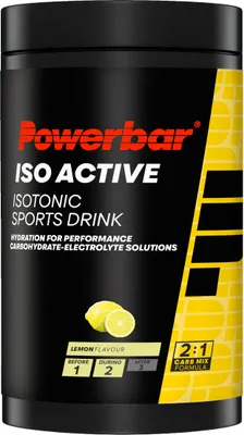 Produktbild von POWERBAR Isoactive Lemon 600g - Isotonisches Sportgetränk 5 Elektrolyte Pulver