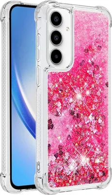 Produktbild von Samsung Galaxy A55 Hülle - Coverup Liquid Glitzer Back Cover - Rosa