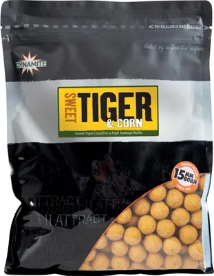 Produktbild von Dynamite Baits Sweet Tiger & Corn Boilies 1 kg 20 mm