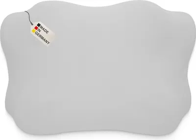 Produktbild von Bezug passend für Glückstoff Orthopädisches Kissen / Zibroges Nackenkissen / DONAMA Kissen : Farbe - Grau