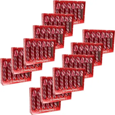 Produktbild von Candy Canes Zuckerstangen einzelnt verpackt (12x12g) 144g (12er Pack)