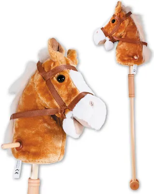 Produktbild von KNORRTOYS Steckenpferd "Brauny" mit Galoppgeräusch