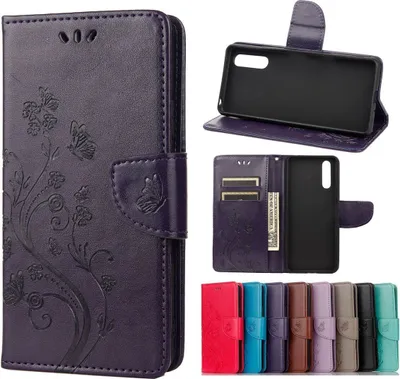 Produktbild von König Design Hülle kompatibel mit Sony Xperia 10 III Kunstleder Handyhülle - Handy Case Violett