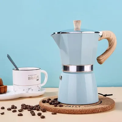 Image de Cafetière Moka manuelle pour 6 tasses de café