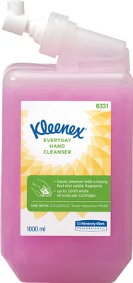 Produktbild von Kleenex 6331, Hände, Flüssigseife, Pink, Rechteckig, Spanien, 1000 ml