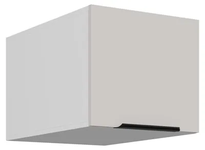Produktbild von Aufsatzschrank Hochschrank 40 cm COMO Kaschmir beige matt + Weiß matt Küchenzeile Küchenblock Küche Einbauküche