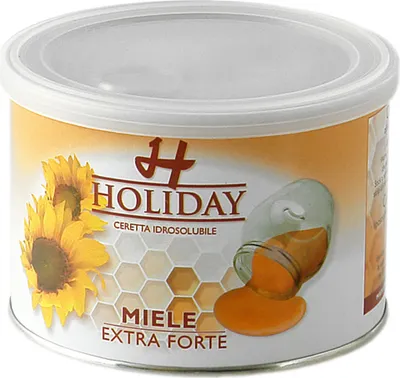Produktbild von Enthaarungswachs EXTRA STRONG Zuckerpaste für die Enthaarung mit Vliesstreifen 400 ml 500 g Dose