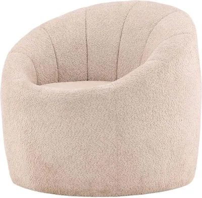 Zdjęcie produktu dla FURNLUX Fotel Warren Beżowy 81cm / Hauptfarbe: Beige / Abmessungen: 81 x 82 x 72 cm