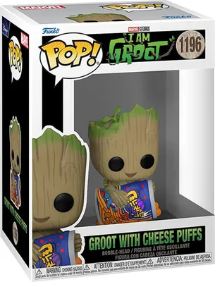 Immagine prodotto di Marvel I Am Groot - Groot con le caramelle al formaggio 1196 - Funko Pop! Vinyl Figur