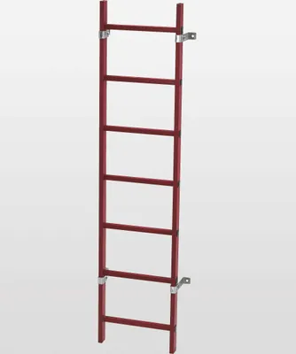 Produktbild von Günzburger Steigtechnik Schachtleiter GFK 300 mm lichte Weite 8 Sprossen - 064008