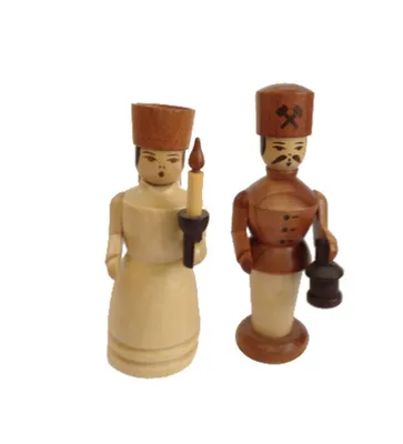 Produktbild von Miniaturfigur Engel & Bergmann natur Höhe=7cm NEU