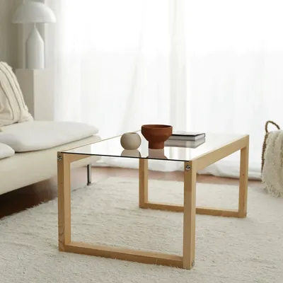Immagine prodotto di Aldino - Tavolino da Salotto, 85x55x40h cm Marrone Rovere, Portariviste