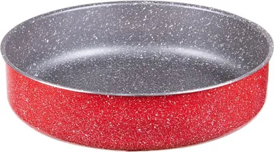 Obrázek produktu pro Plech na pečení Oliver Voltz OV51222B36, 36 cm, mramorový povrch, hluboký, červený