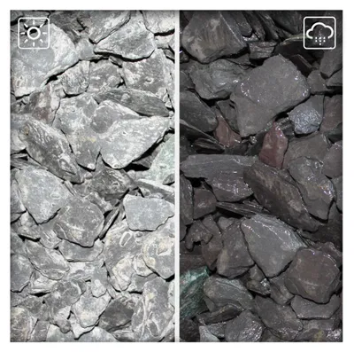 Produktbild von Schiefersplitt Canadian Slate Blue 15/30 mm Edelsplitt Schiefer Rötlich-Violett 25 kg