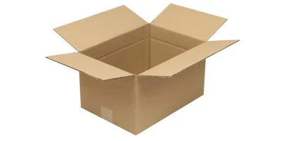 Image de Carton pliable 1 cannelure Rainurage en hauteur Dimensions 350x250x200mm C4 Qualité 1.20 C marron marron