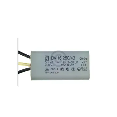 Produktbild von Störschutzfilter Entstörschutz Kondensator 0,1µF Kleingeräte BV 16250/43