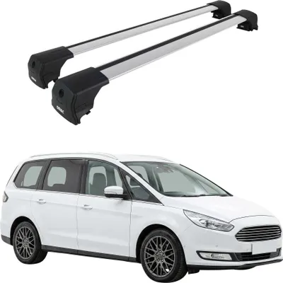 Produktbild von Dachträger Grundtäger für Ford Galaxy III 2015-2019 Pre-FL Aluminium Silber 2tlg