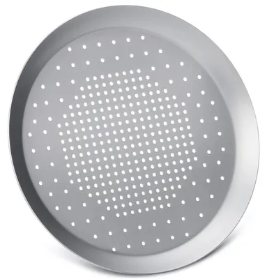 Obrázok produktu pre Perforovaná panvica na pizzu z hliníkovej zliatiny, priemer 21,6 cm