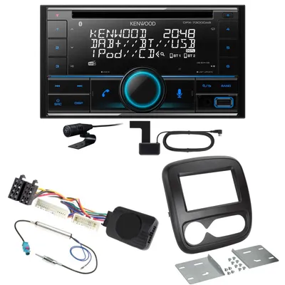 Produktbild von Kenwood DPX-7300DAB Bluetooth Digitalradio USB CD Einbauset für Opel Vivaro B