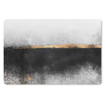 Produktbild von MuchoWow® Schreibtischunterlage Gold - Abstrakt - Luxus 60x40 cm - XXL Mauspad - Großes Mauspad