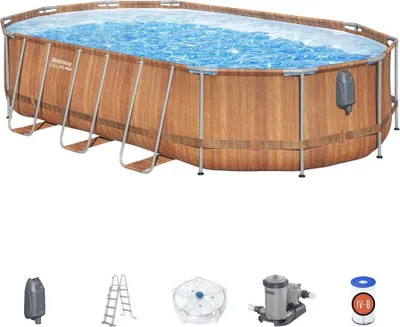 Obrázek produktu pro Bazén Power Steel Comfort Jet 6,1 x 3,66 x 1,22 m - 56719