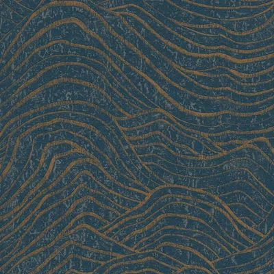Produktbild von Profhome 395074-GU Grafik Tapete Abstrakt metallische Akzente blau gold 5,33 m2