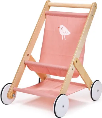 Produktbild von Mentari Holz Puppenwagen - nachhaltiges Spielzeug für Kinder